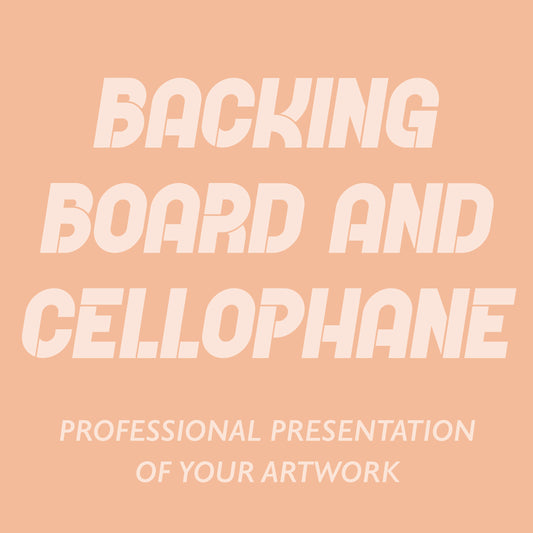 Backing Board & Cellophane