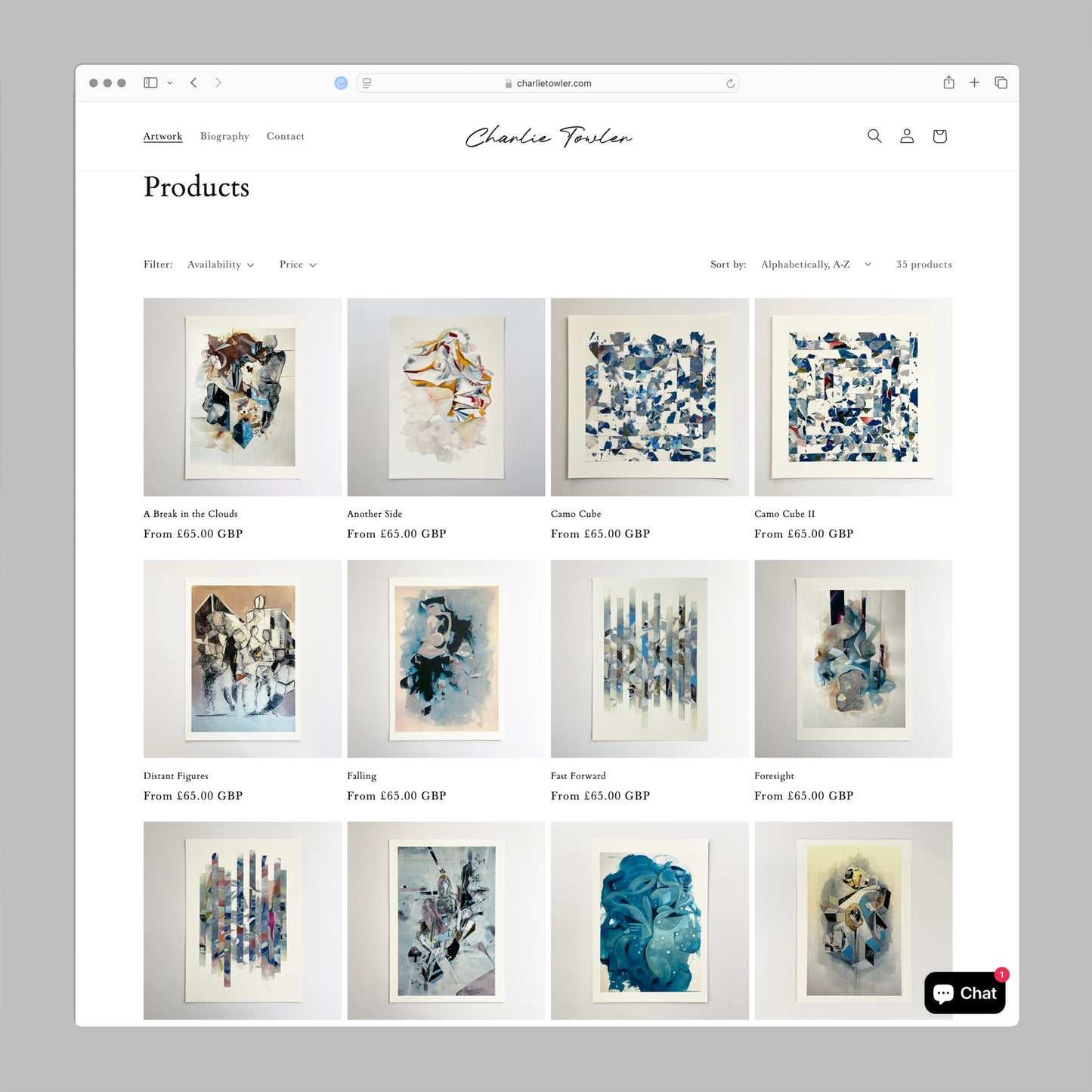 Artists Shopify Stores