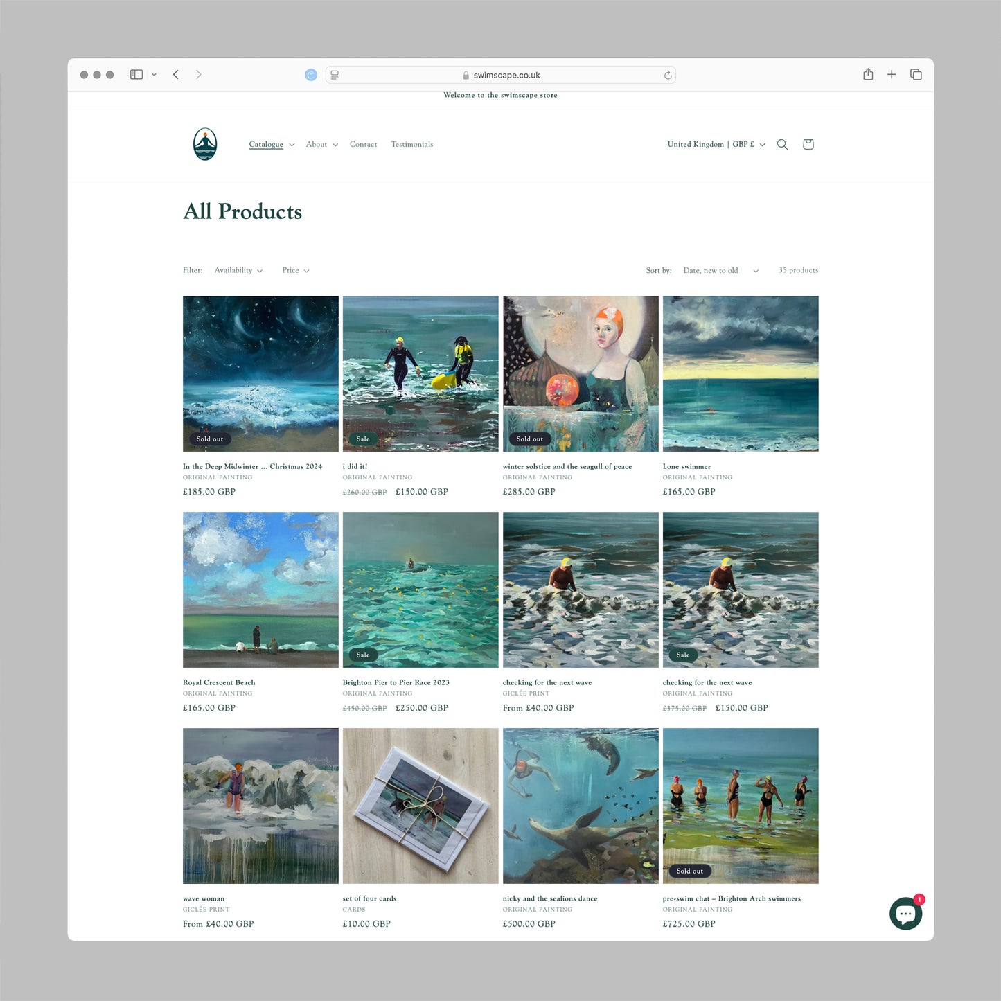 Artists Shopify Stores