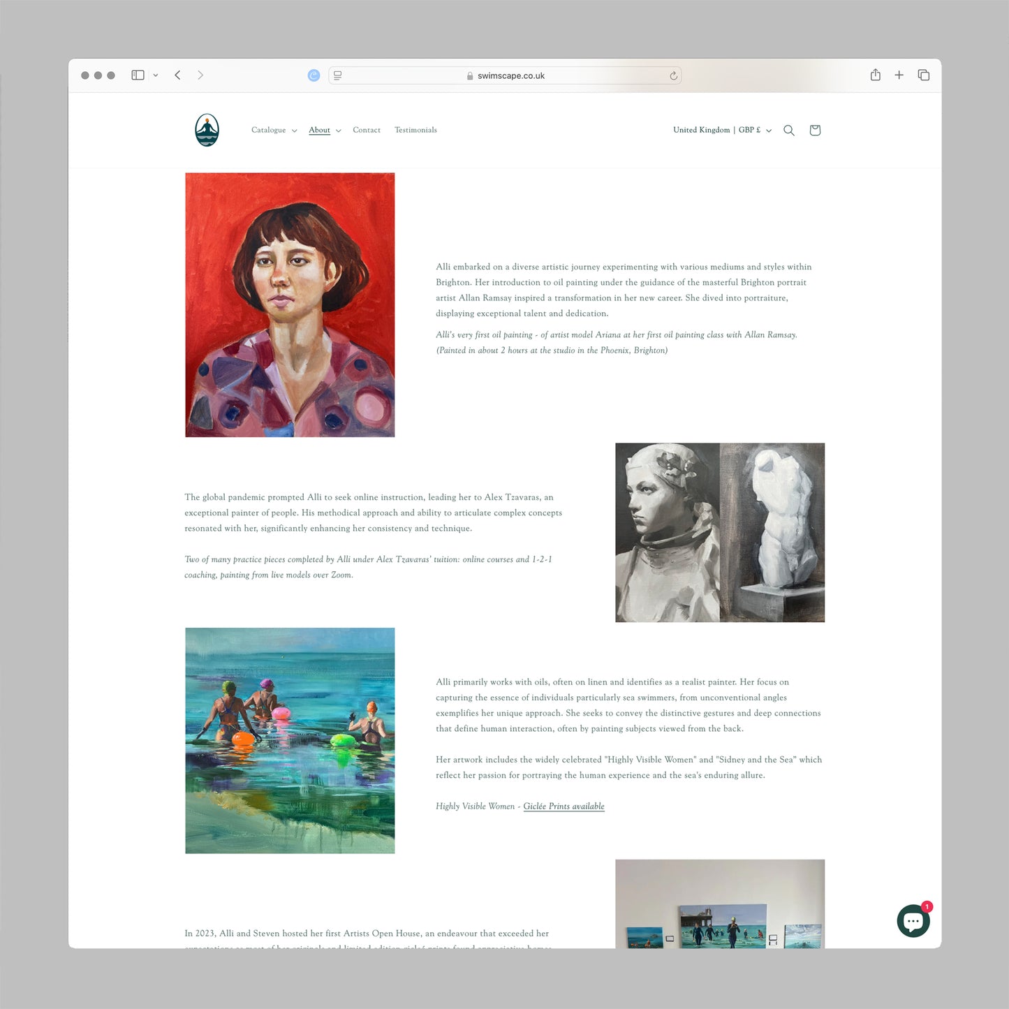 Artists Shopify Stores
