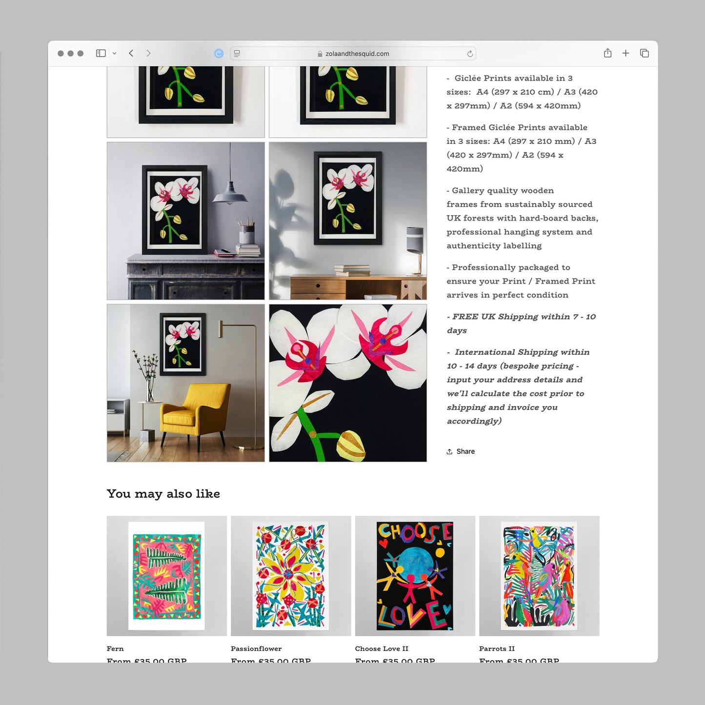 Artists Shopify Stores